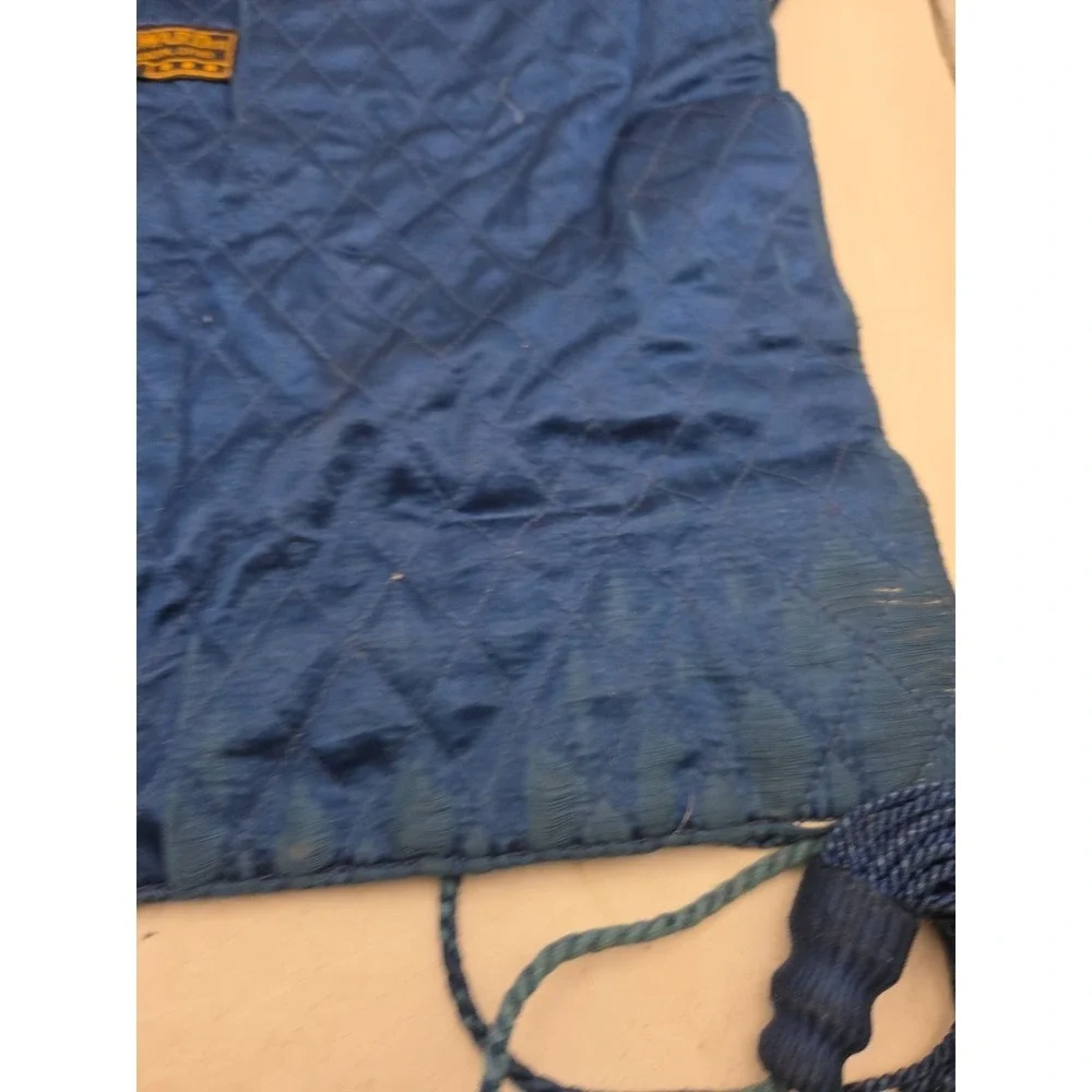 Vintage Masonic Master Mason Blue Lodge Apron w/ Eye Symbol C.E Edward
